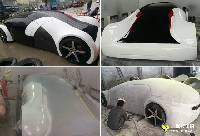 國外車展定制玻璃鋼概念跑車方圳工廠制作圖